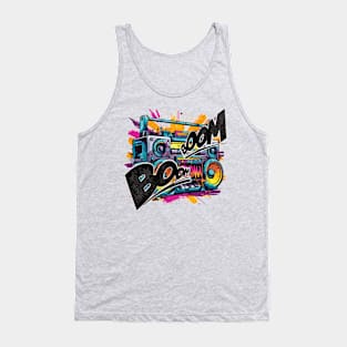 Boom box Boom! Boom! - funny saying Tank Top